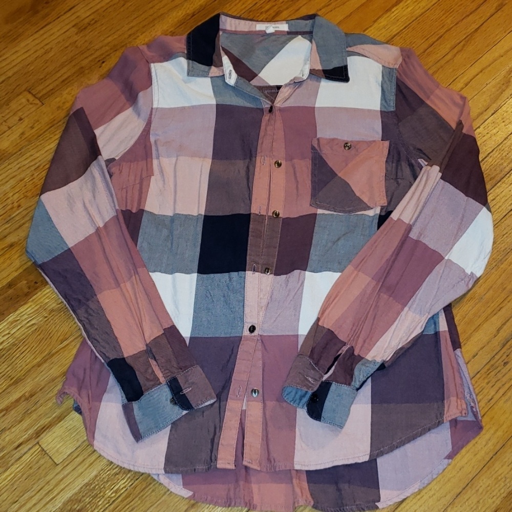 Maurice's plaid flannel button down